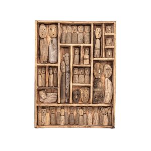 Sumba Tribe Wooden Wall Art | 60x80cm