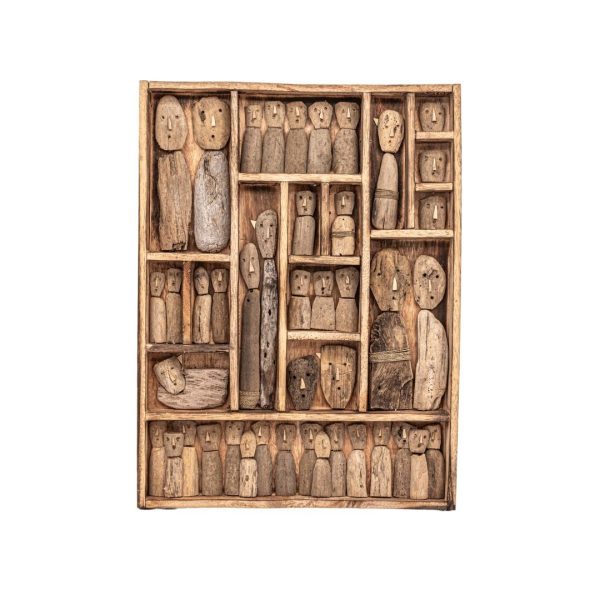 Sumba Tribe Wooden Wall Art | 60x80cm