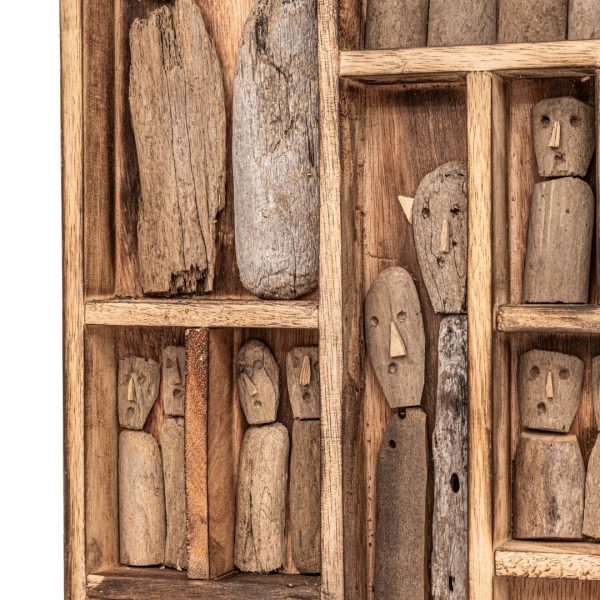 Sumba Tribe Wooden Wall Art | 60x80cm
